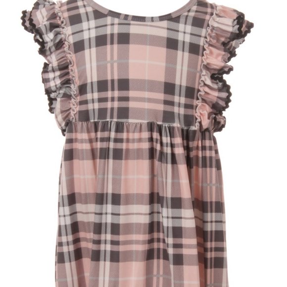 2 Pieces Little Girl Kids Ruffle Easter Birthday Party Graduation Girl Dress 2-8 - Picture 6 of 7